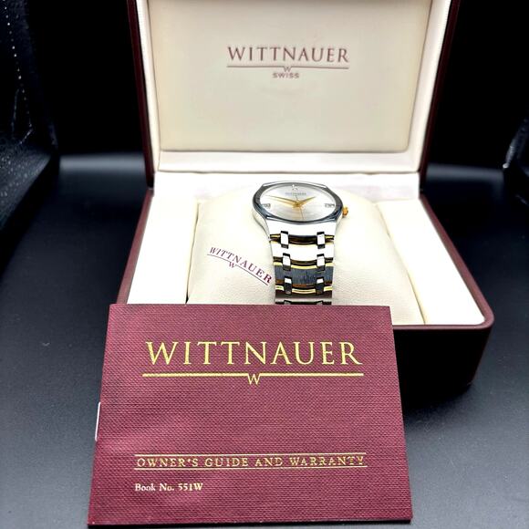 Wittnauer Montserrat 12D01 Men’s Two Tone Stainless Steel Sapphire Crystal Watch - Picture 3 of 17